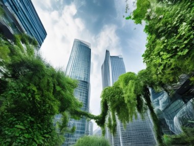 绿色动态壁纸，现代商业环境中的环保之选