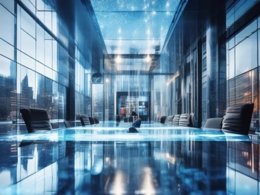 蓝白商务，视觉盛宴中的专业与创新